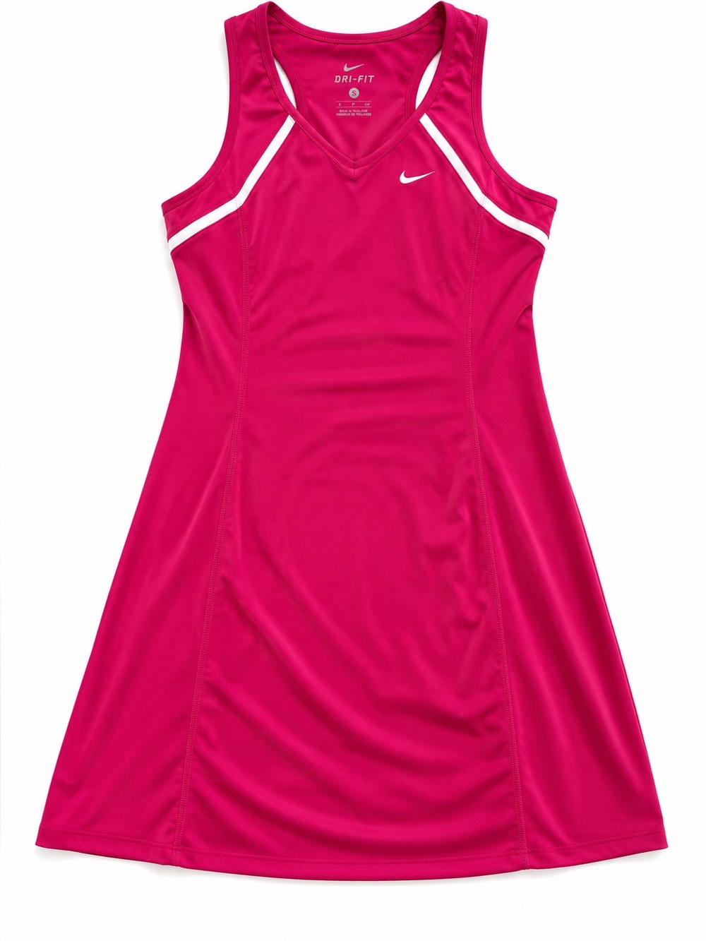 Nike Dri-Fit Pink Tennis Dress Medium Athletic Court Dress